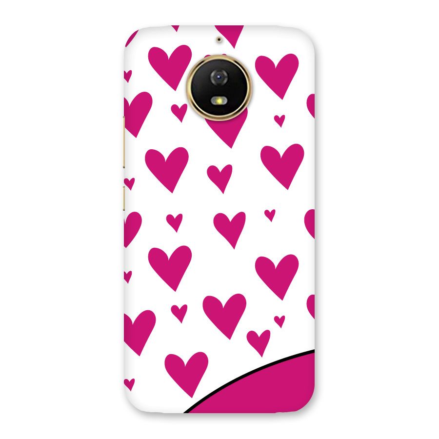 Romantic Couples with Hearts Back Case for Moto G5s