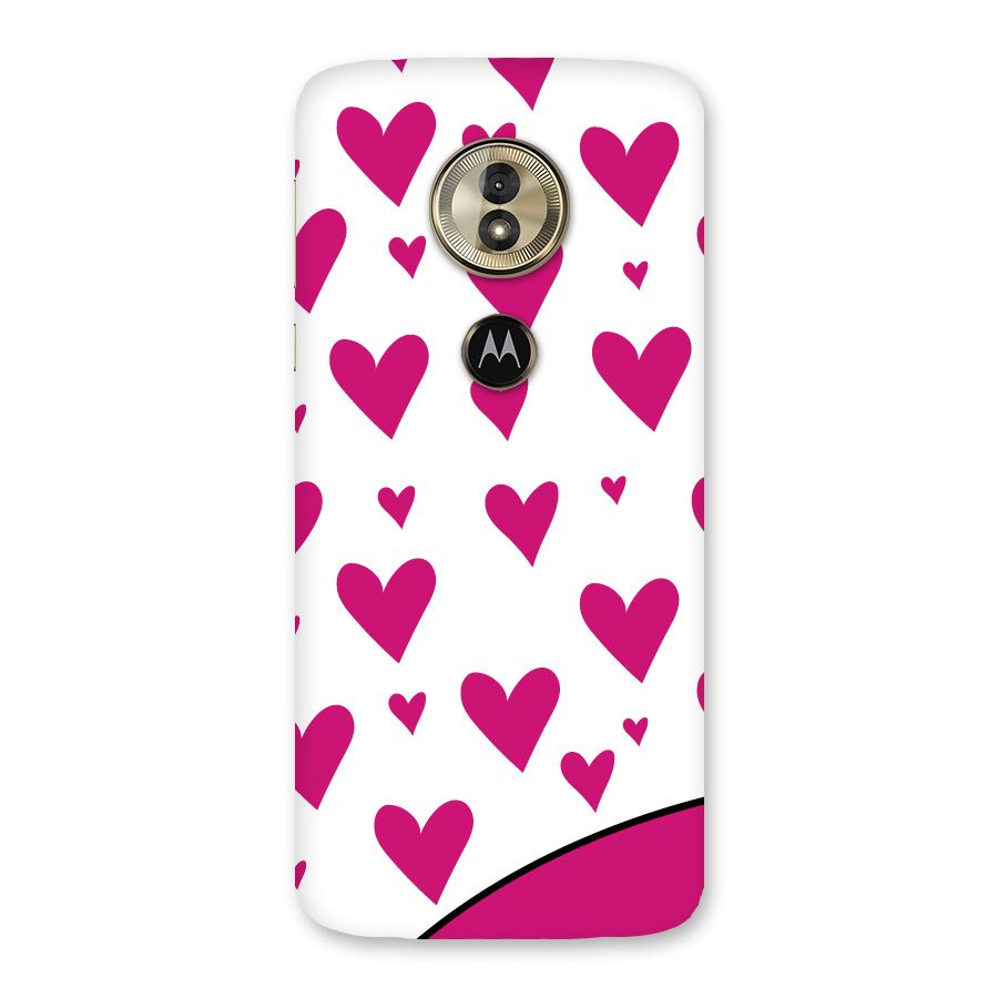 Romantic Couples with Hearts Back Case for Moto G6 Play