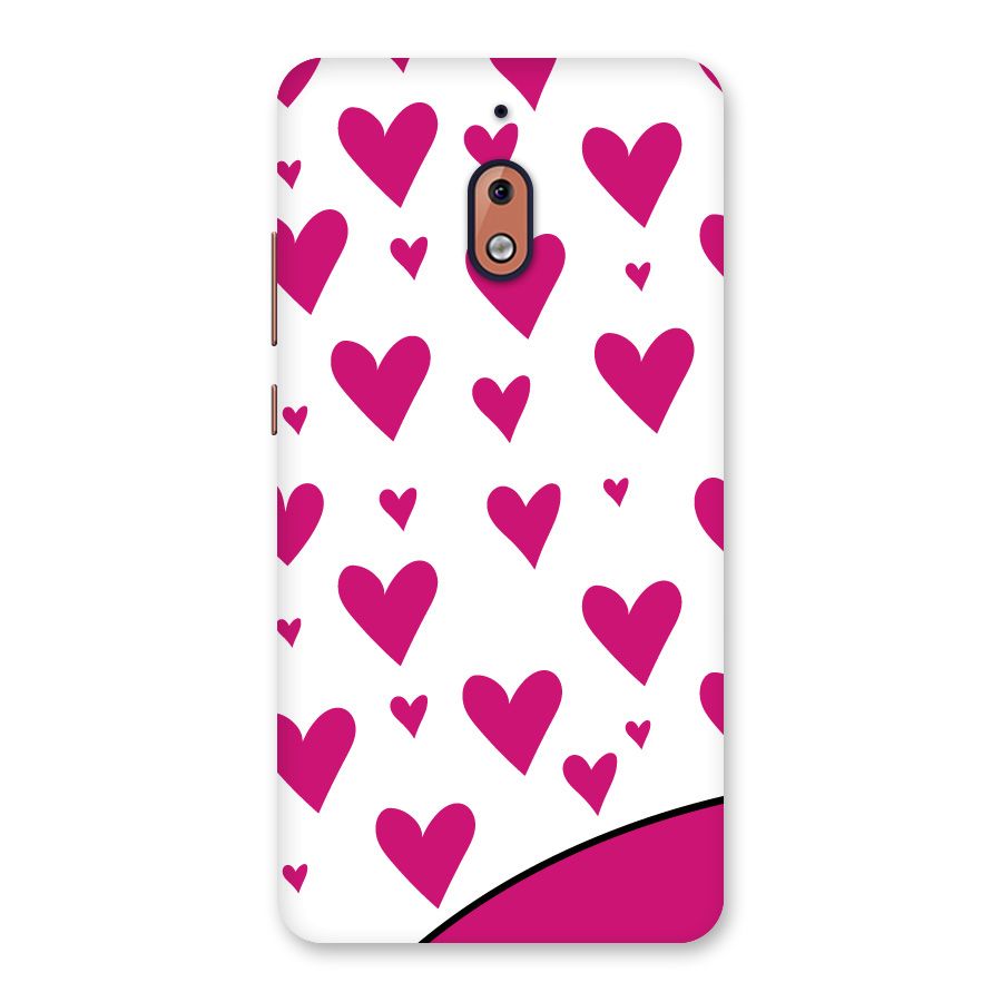 Romantic Couples with Hearts Back Case for Nokia 2.1