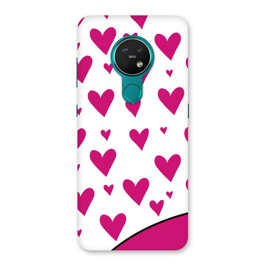 Romantic Couples with Hearts Back Case for Nokia 7.2