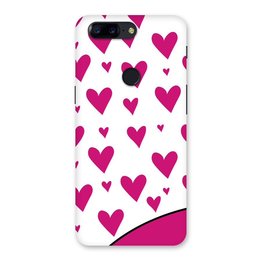 Romantic Couples with Hearts Back Case for OnePlus 5T