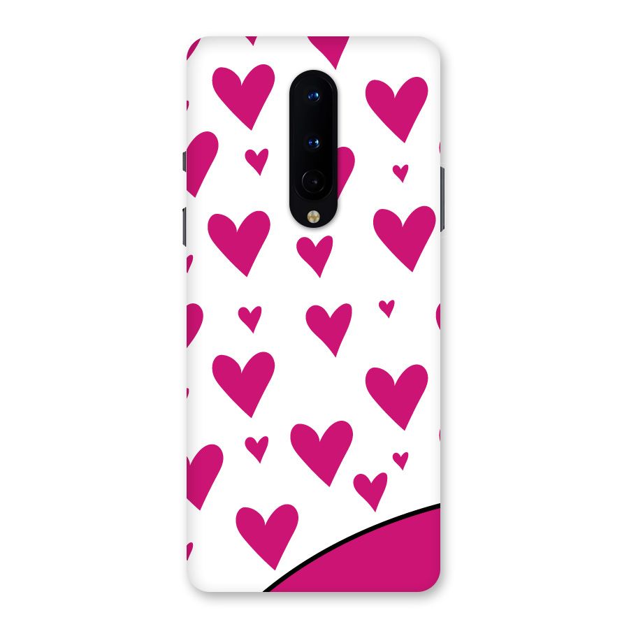 Romantic Couples with Hearts Back Case for OnePlus 8
