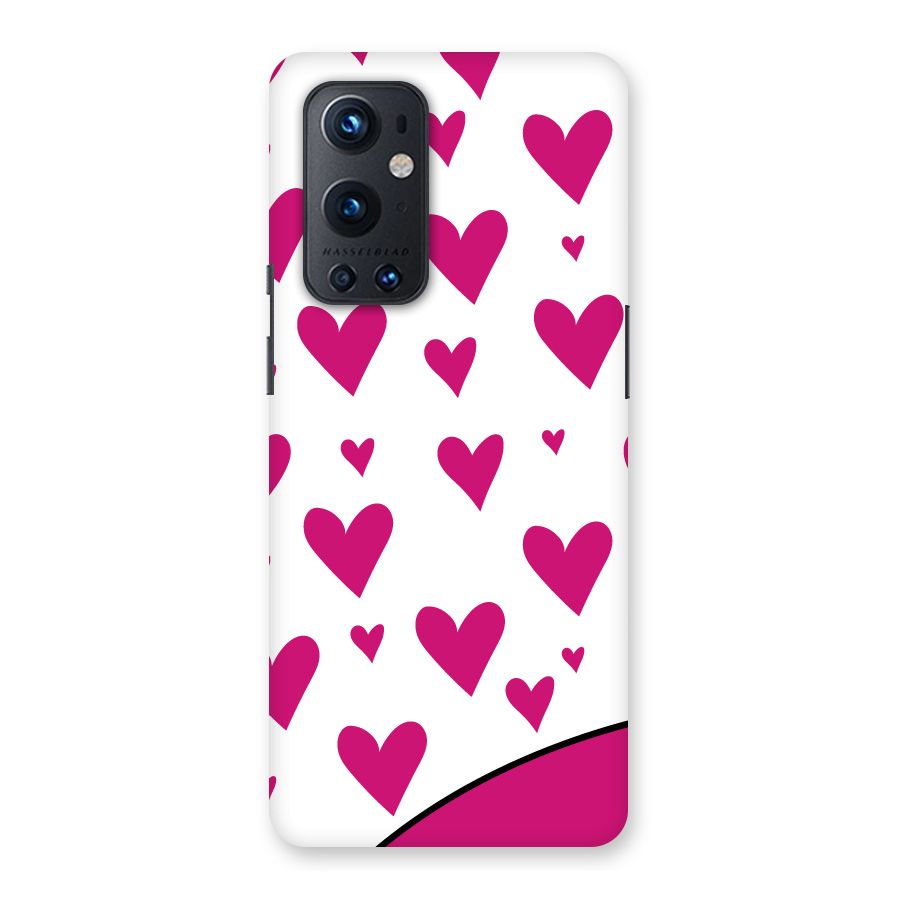 Romantic Couples with Hearts Back Case for OnePlus 9 Pro