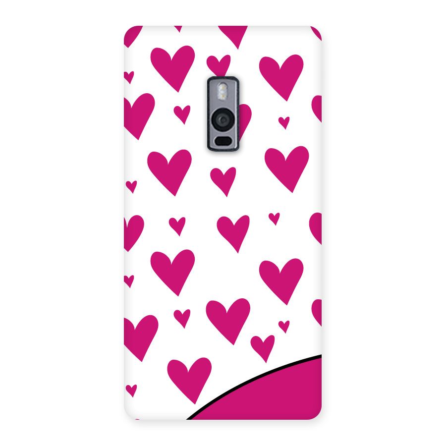 Romantic Couples with Hearts Back Case for OnePlus Two