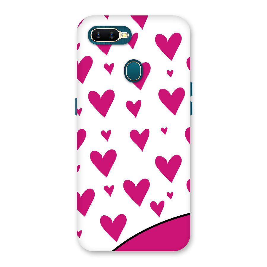 Romantic Couples with Hearts Back Case for Oppo A11k