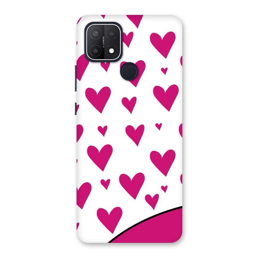 Romantic Couples with Hearts Back Case for Oppo A15