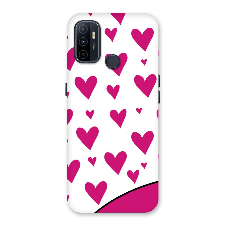 Romantic Couples with Hearts Back Case for Oppo A32