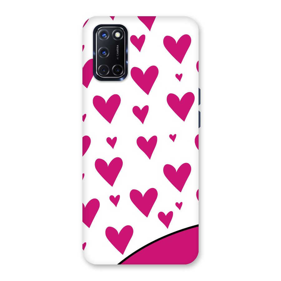 Romantic Couples with Hearts Back Case for Oppo A52