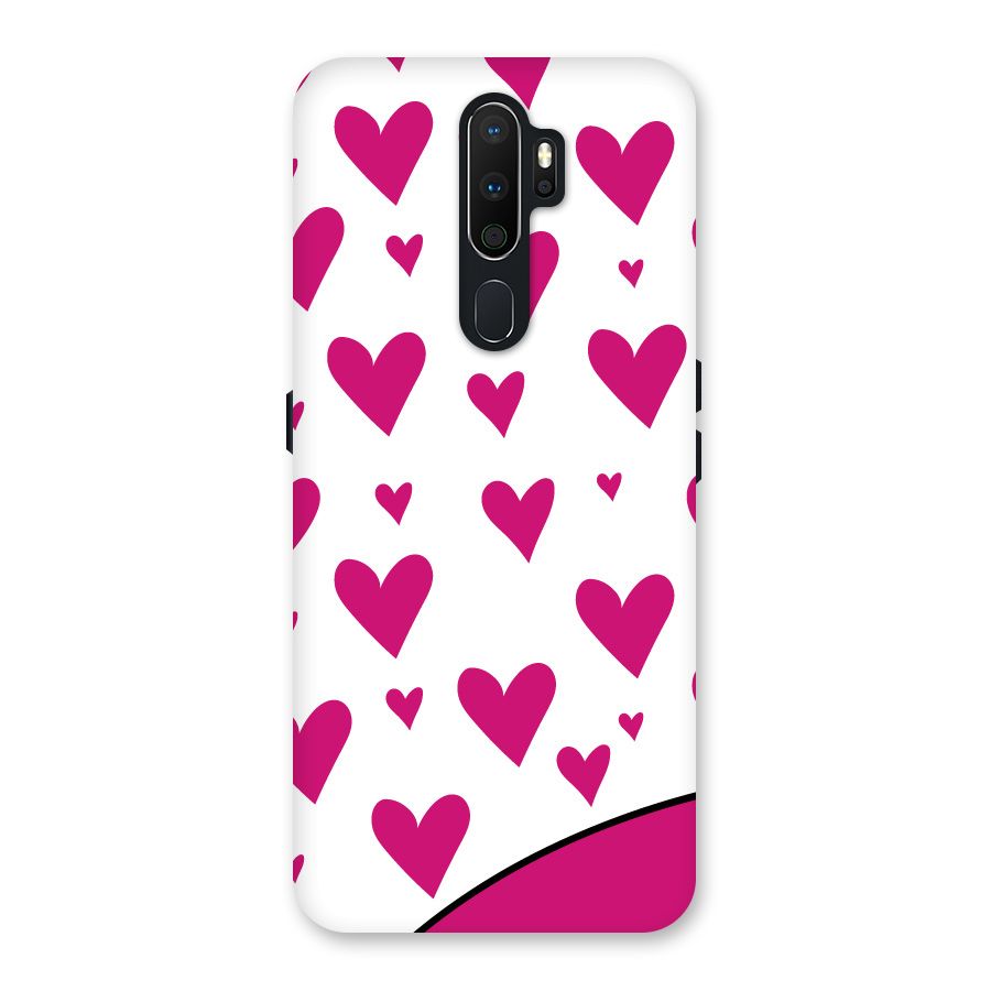 Romantic Couples with Hearts Back Case for Oppo A5 (2020)