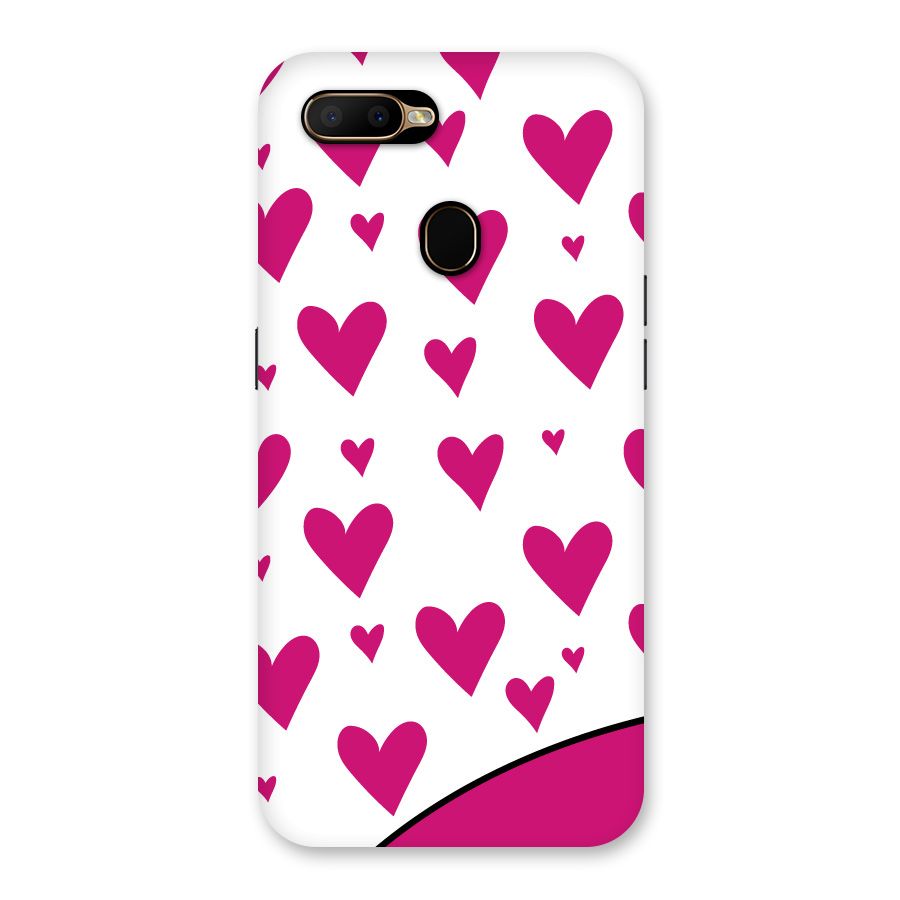 Romantic Couples with Hearts Back Case for Oppo A5s