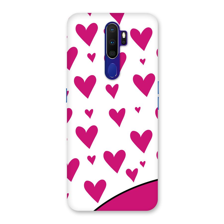 Romantic Couples with Hearts Back Case for Oppo A9 (2020)