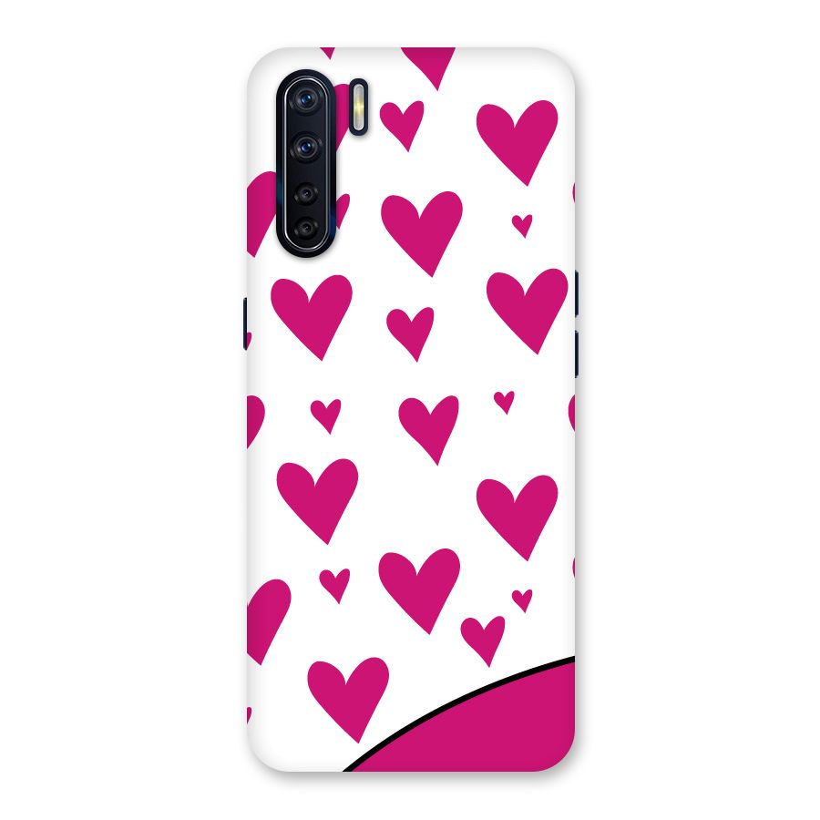 Romantic Couples with Hearts Back Case for Oppo F15