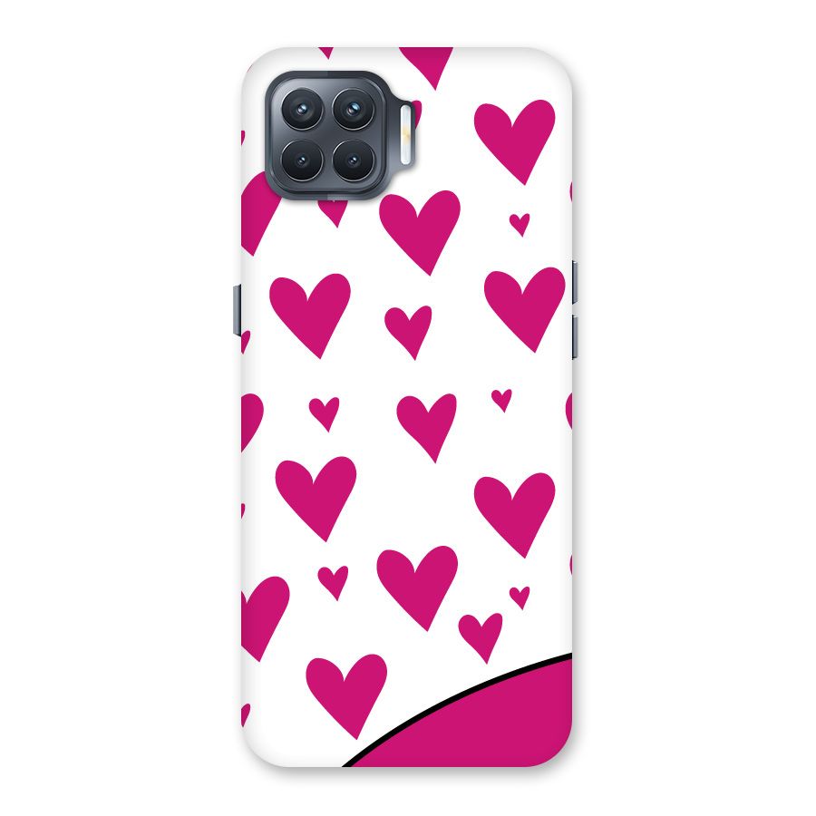 Romantic Couples with Hearts Back Case for Oppo F17 Pro