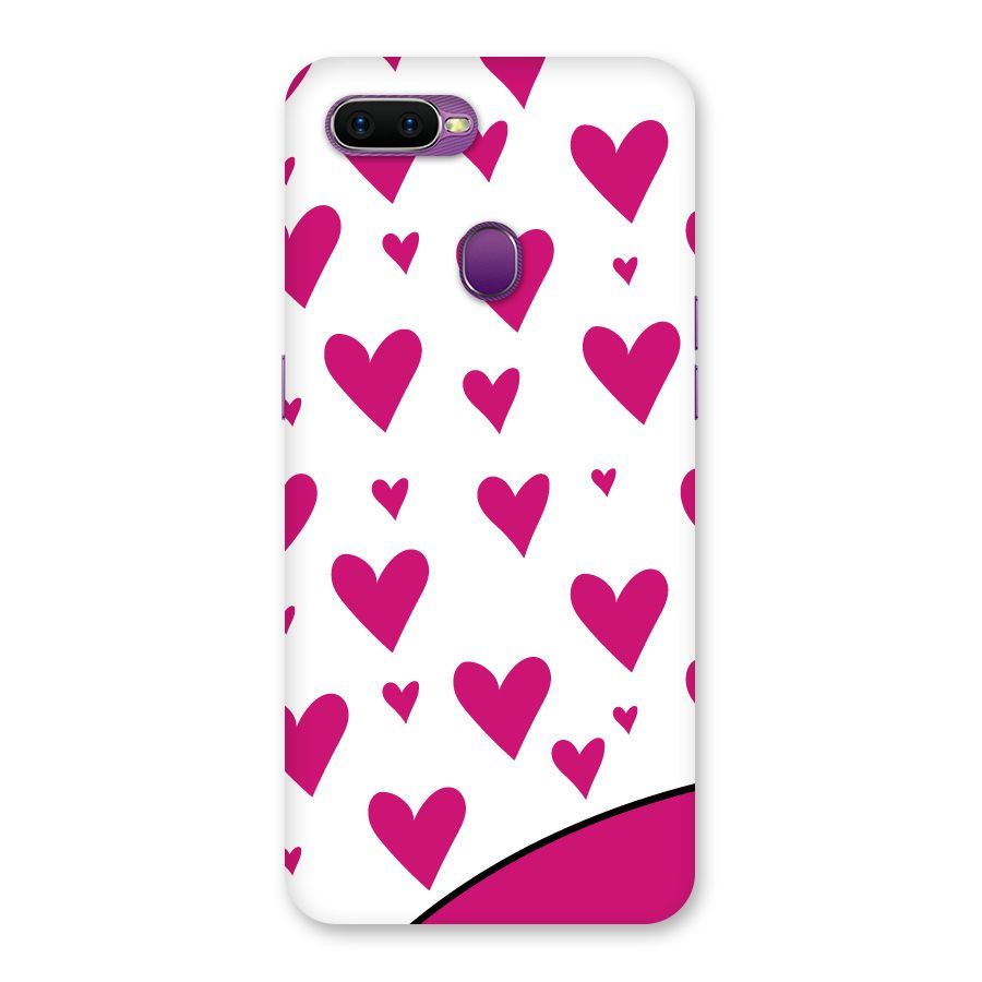 Romantic Couples with Hearts Back Case for Oppo F9