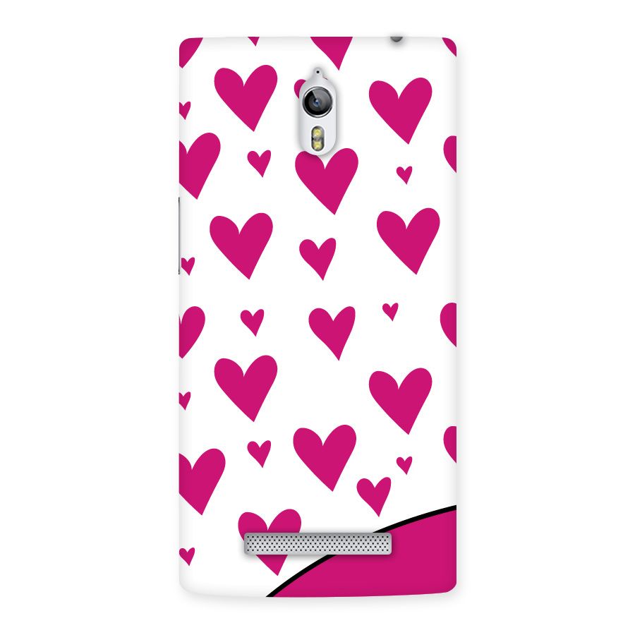 Romantic Couples with Hearts Back Case for Oppo Find 7