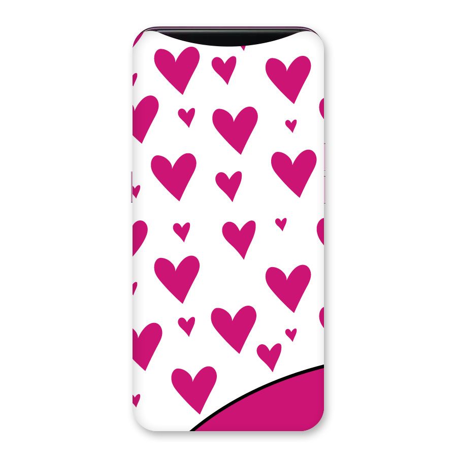 Romantic Couples with Hearts Back Case for Oppo Find X