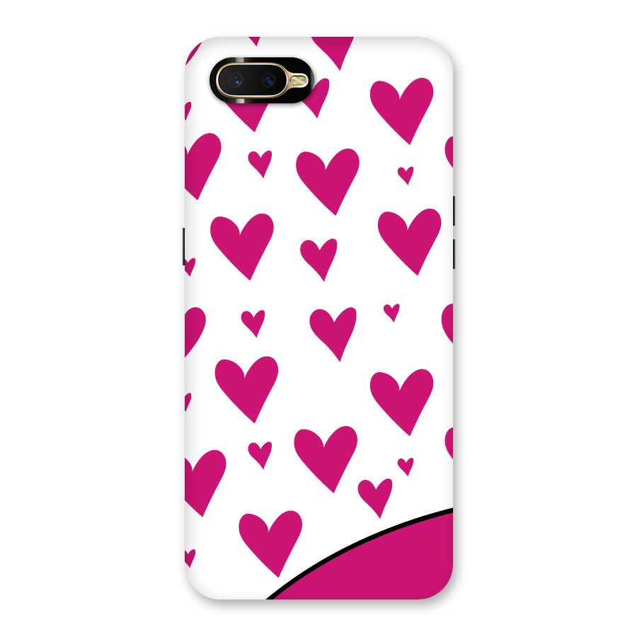 Romantic Couples with Hearts Back Case for Oppo K1