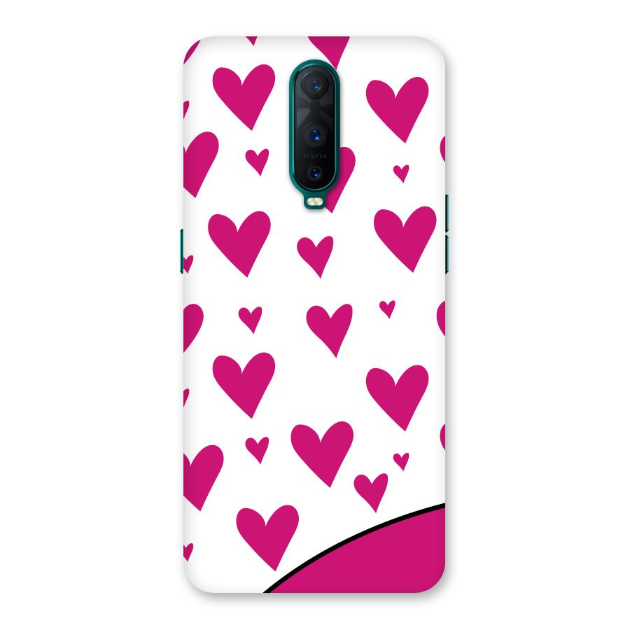 Romantic Couples with Hearts Back Case for Oppo R17 Pro
