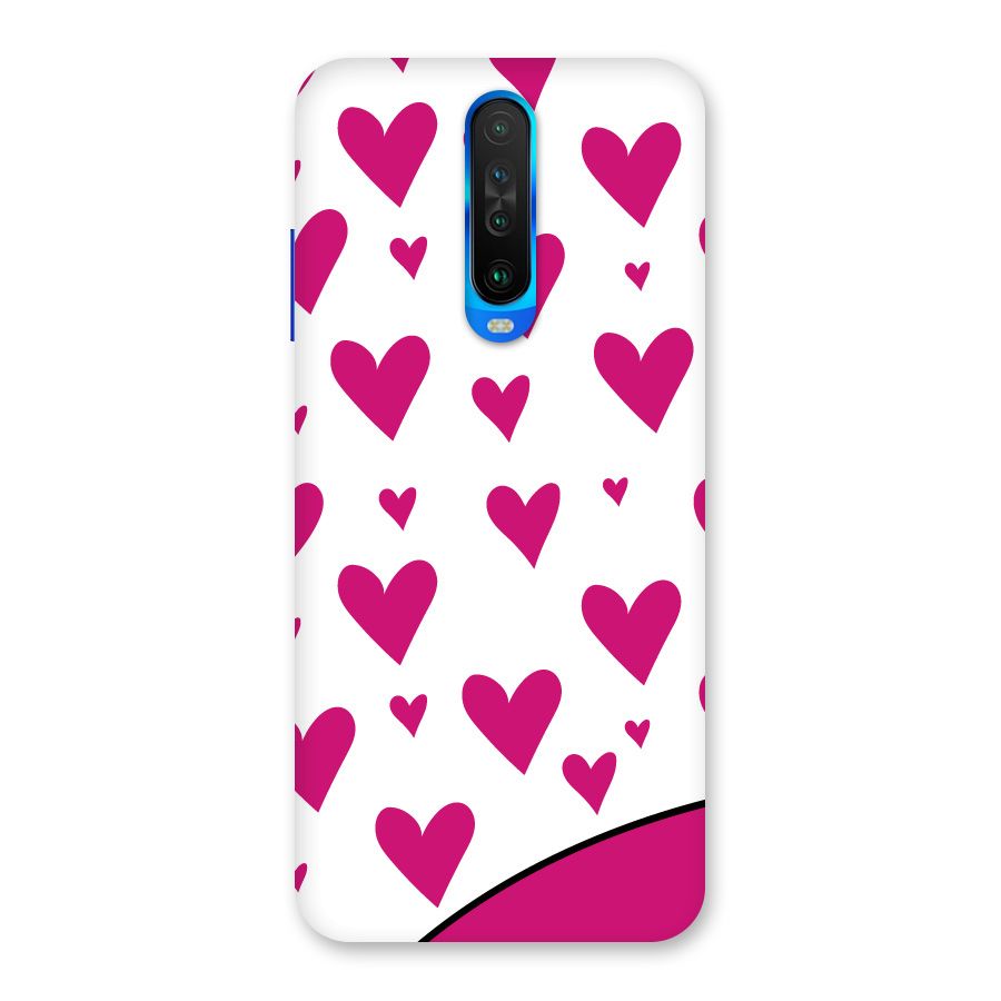 Romantic Couples with Hearts Back Case for Poco X2