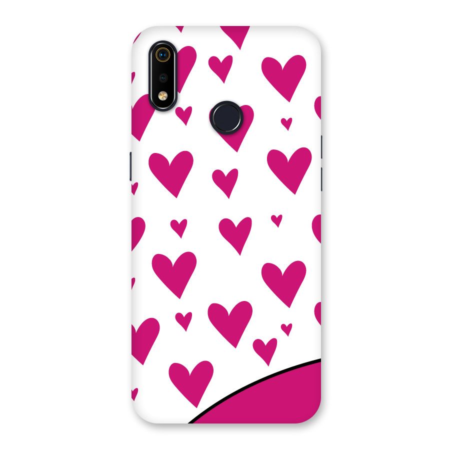 Romantic Couples with Hearts Back Case for Realme 3i