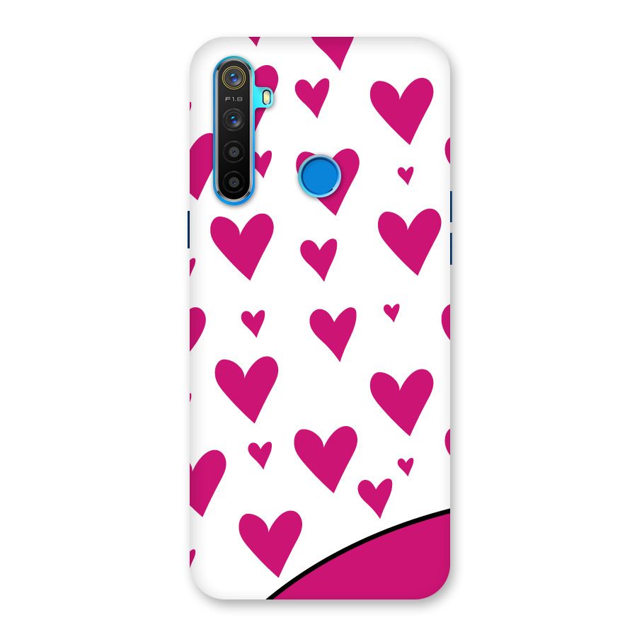 Romantic Couples with Hearts Back Case for Realme 5