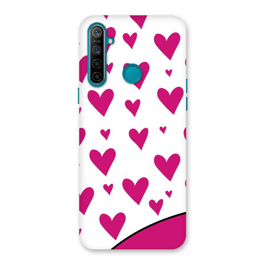 Romantic Couples with Hearts Back Case for Realme 5i