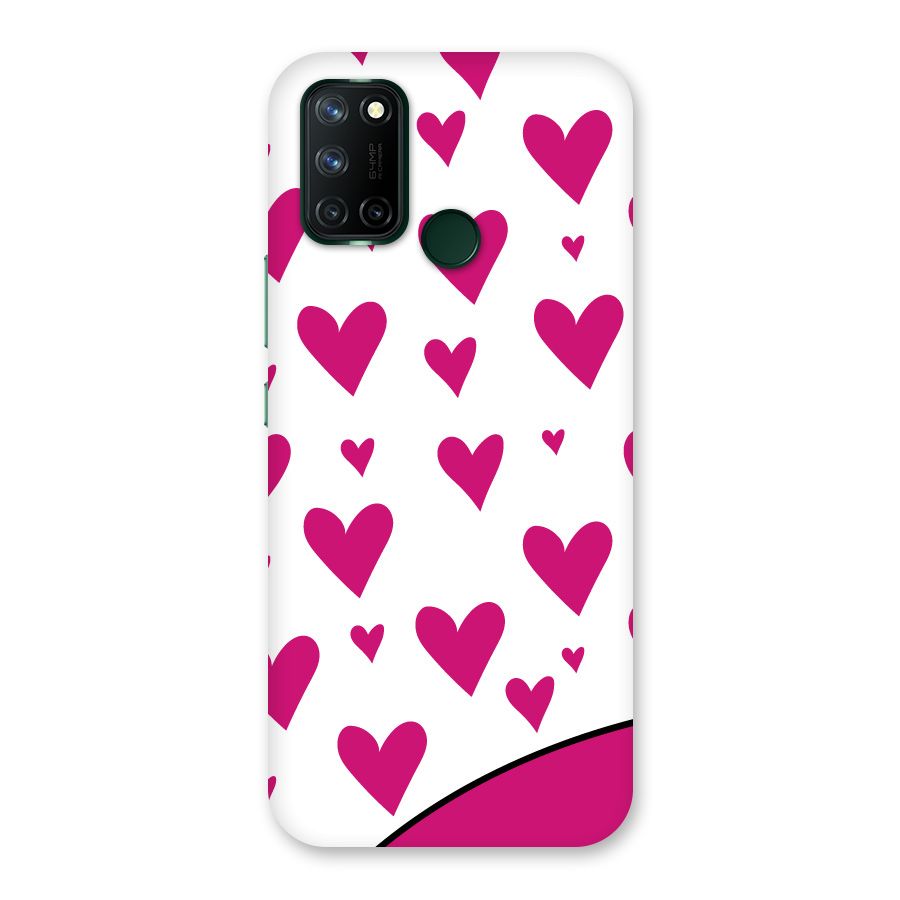 Romantic Couples with Hearts Back Case for Realme 7i
