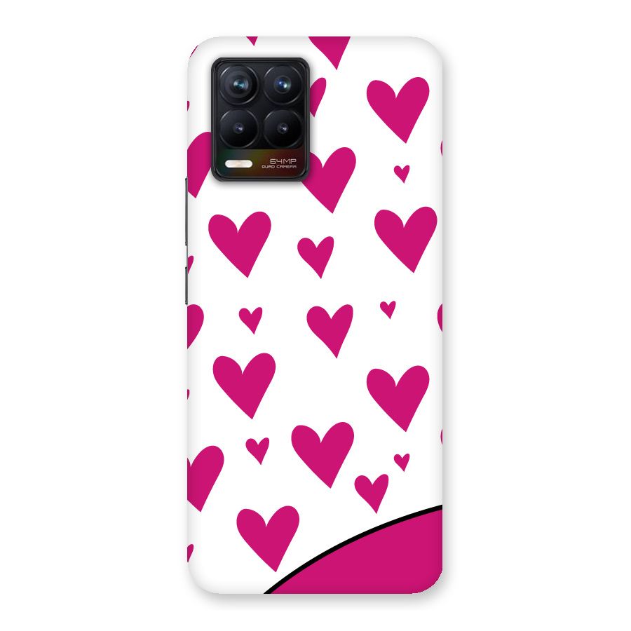 Romantic Couples with Hearts Back Case for Realme 8