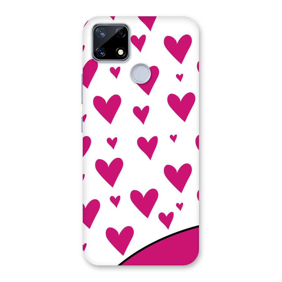 Romantic Couples with Hearts Back Case for Realme Narzo 20