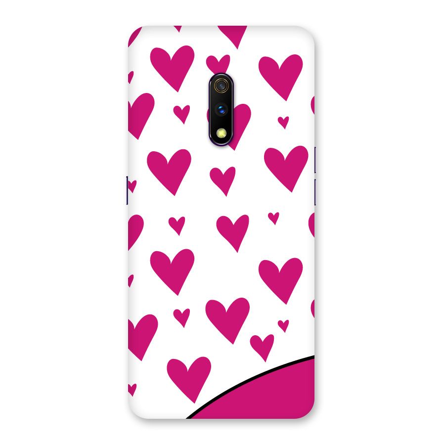 Romantic Couples with Hearts Back Case for Realme X