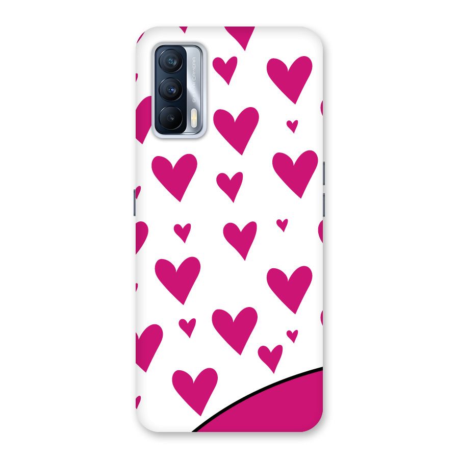 Romantic Couples with Hearts Back Case for Realme X7