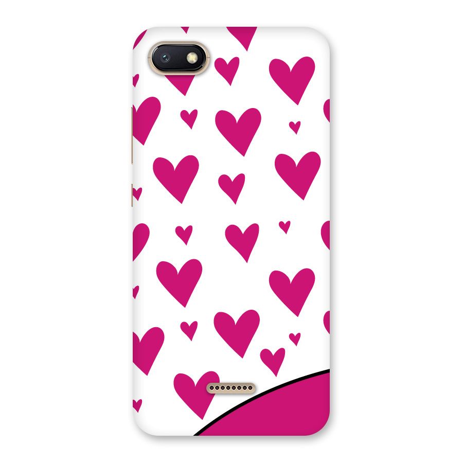 Romantic Couples with Hearts Back Case for Redmi 6A