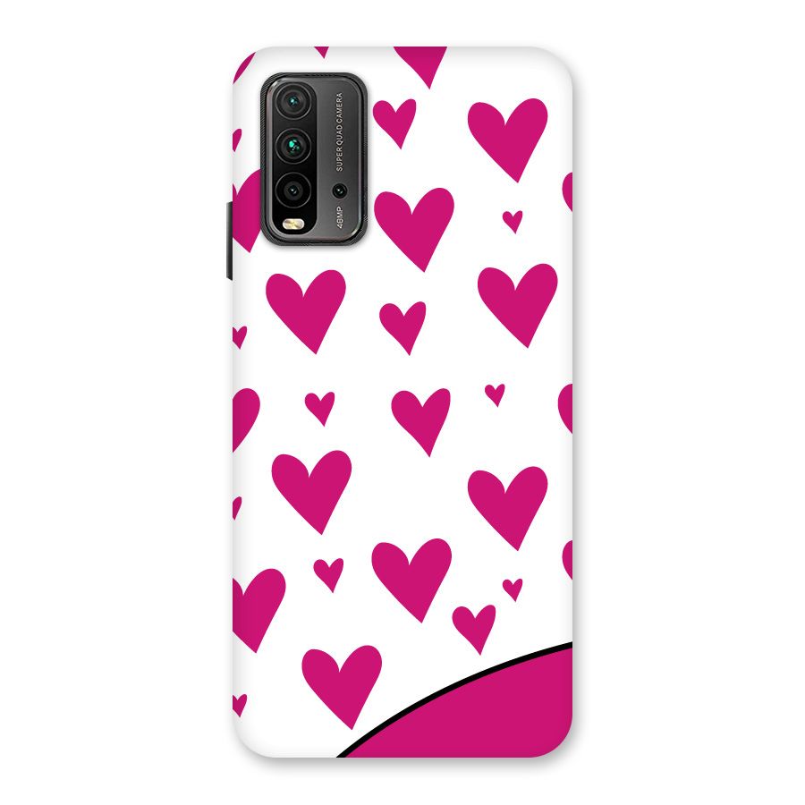 Romantic Couples with Hearts Back Case for Redmi 9 Power