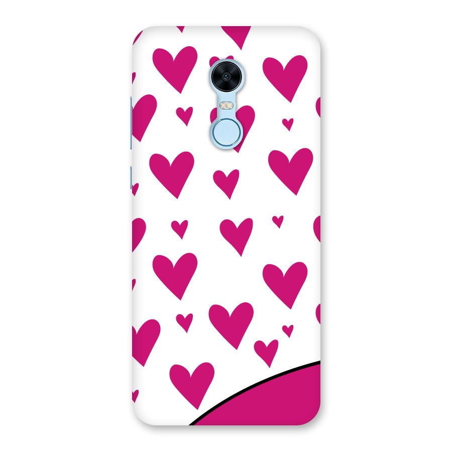 Romantic Couples with Hearts Back Case for Redmi Note 5
