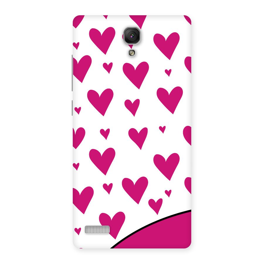 Romantic Couples with Hearts Back Case for Redmi Note Prime