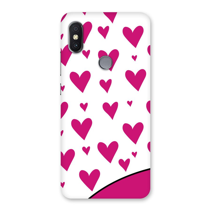 Romantic Couples with Hearts Back Case for Redmi Y2
