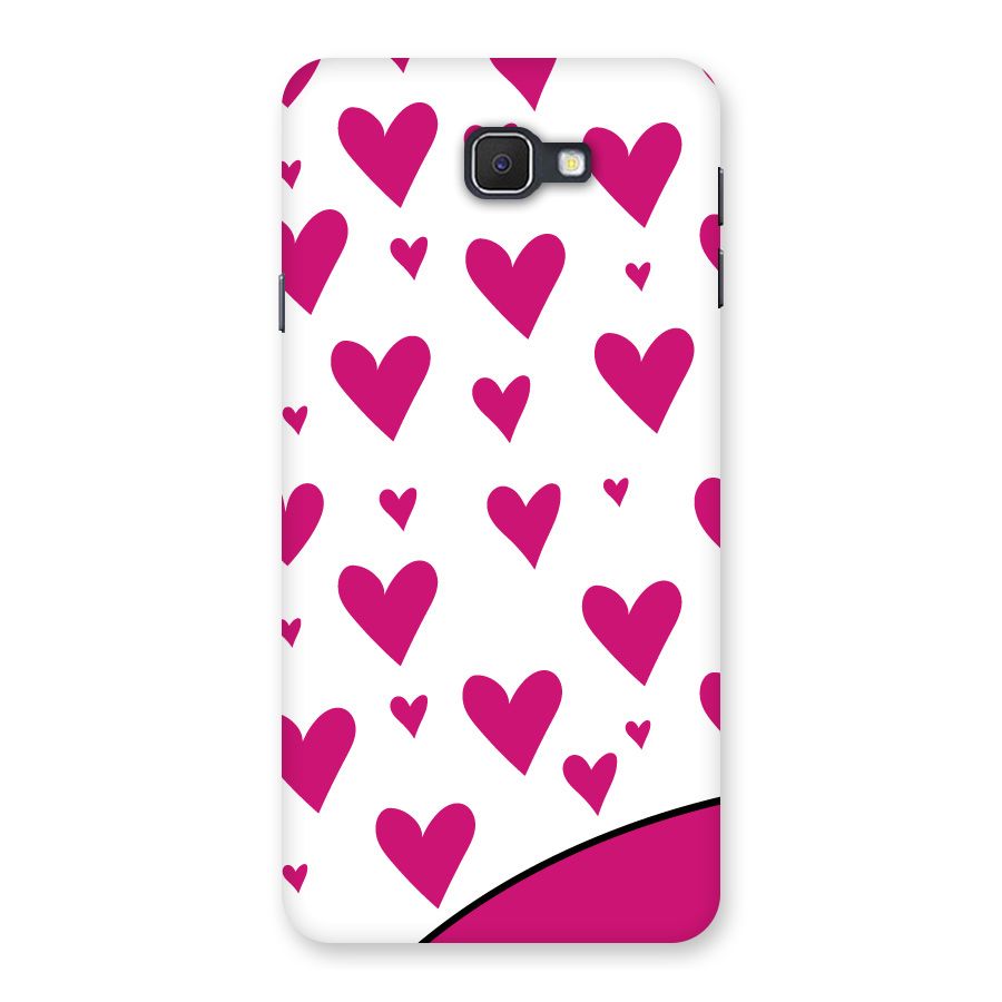 Romantic Couples with Hearts Back Case for Samsung Galaxy J7 Prime