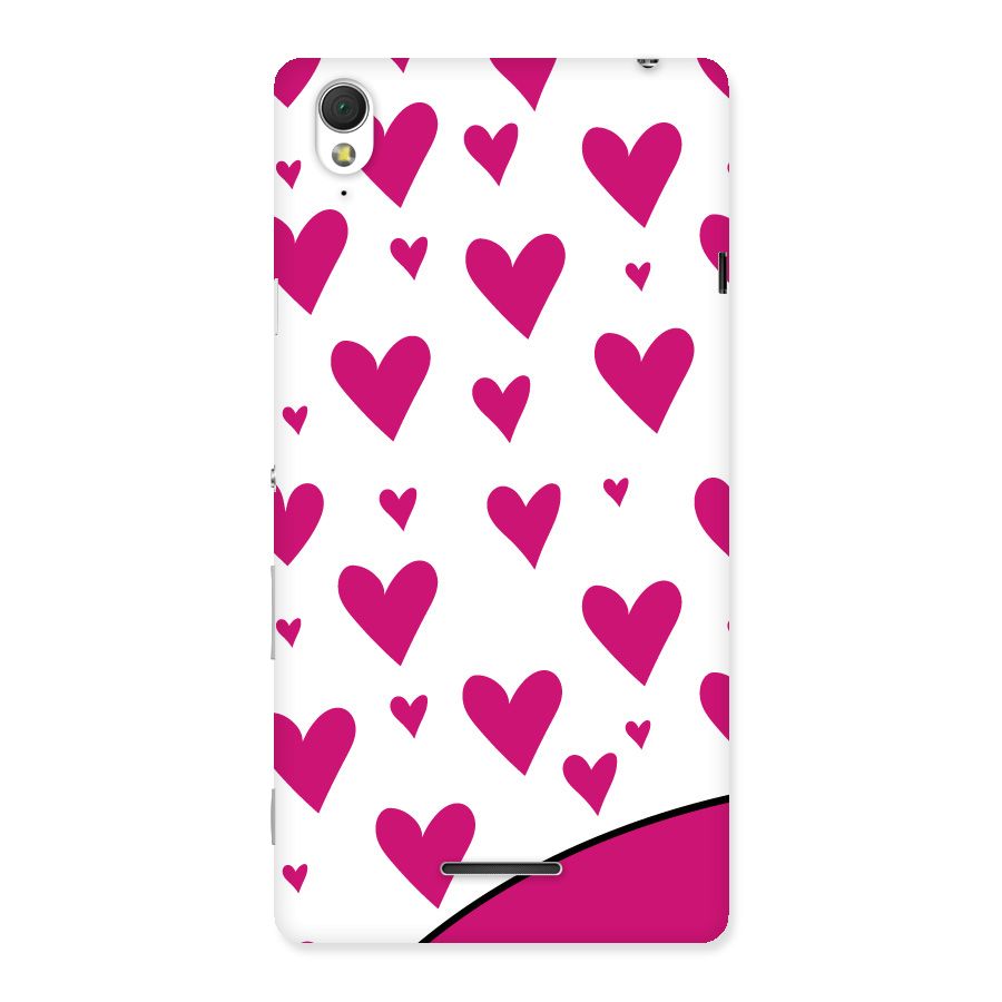 Romantic Couples with Hearts Back Case for Sony Xperia T3