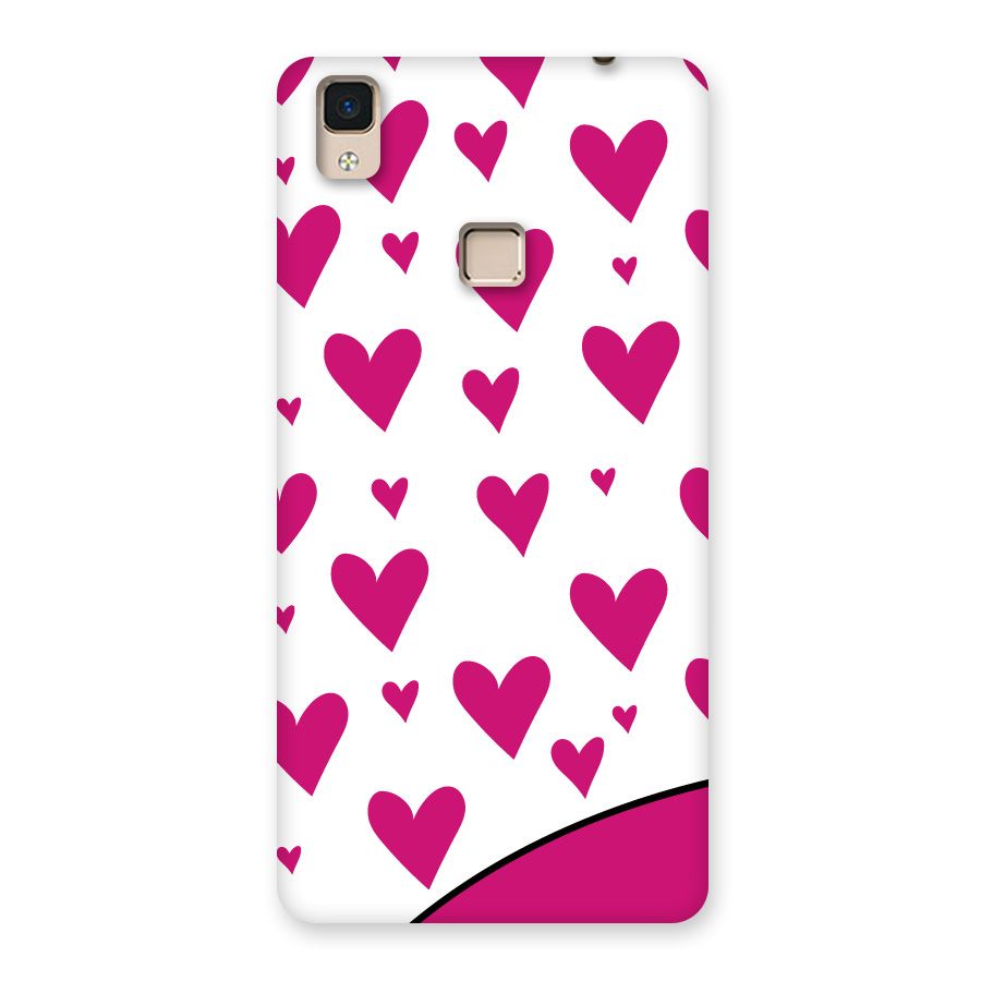 Romantic Couples with Hearts Back Case for V3 Max
