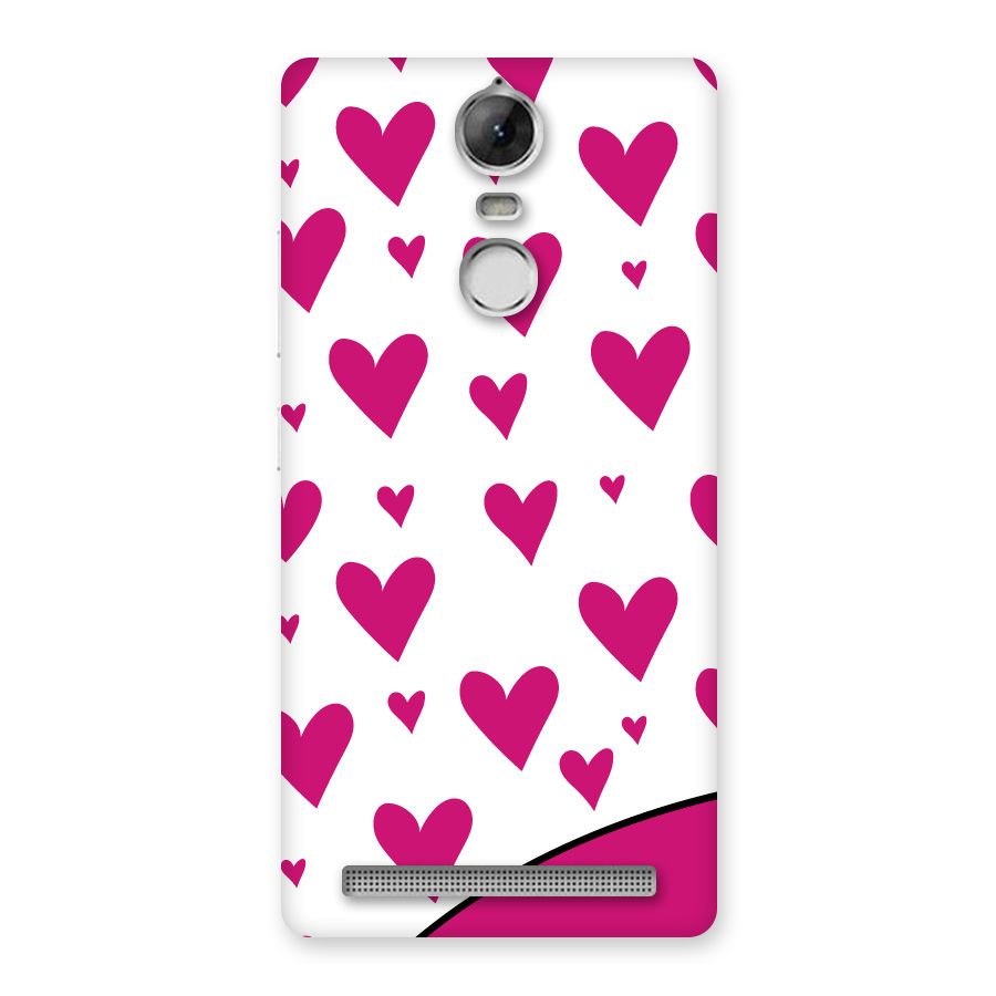 Romantic Couples with Hearts Back Case for Vibe K5 Note