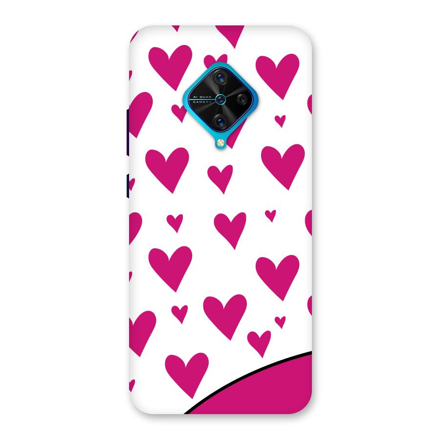 Romantic Couples with Hearts Back Case for Vivo S1 Pro