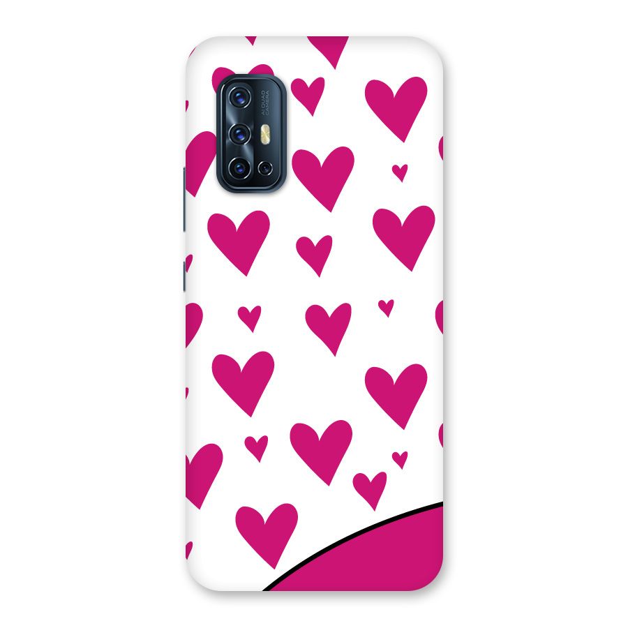 Romantic Couples with Hearts Back Case for Vivo V17