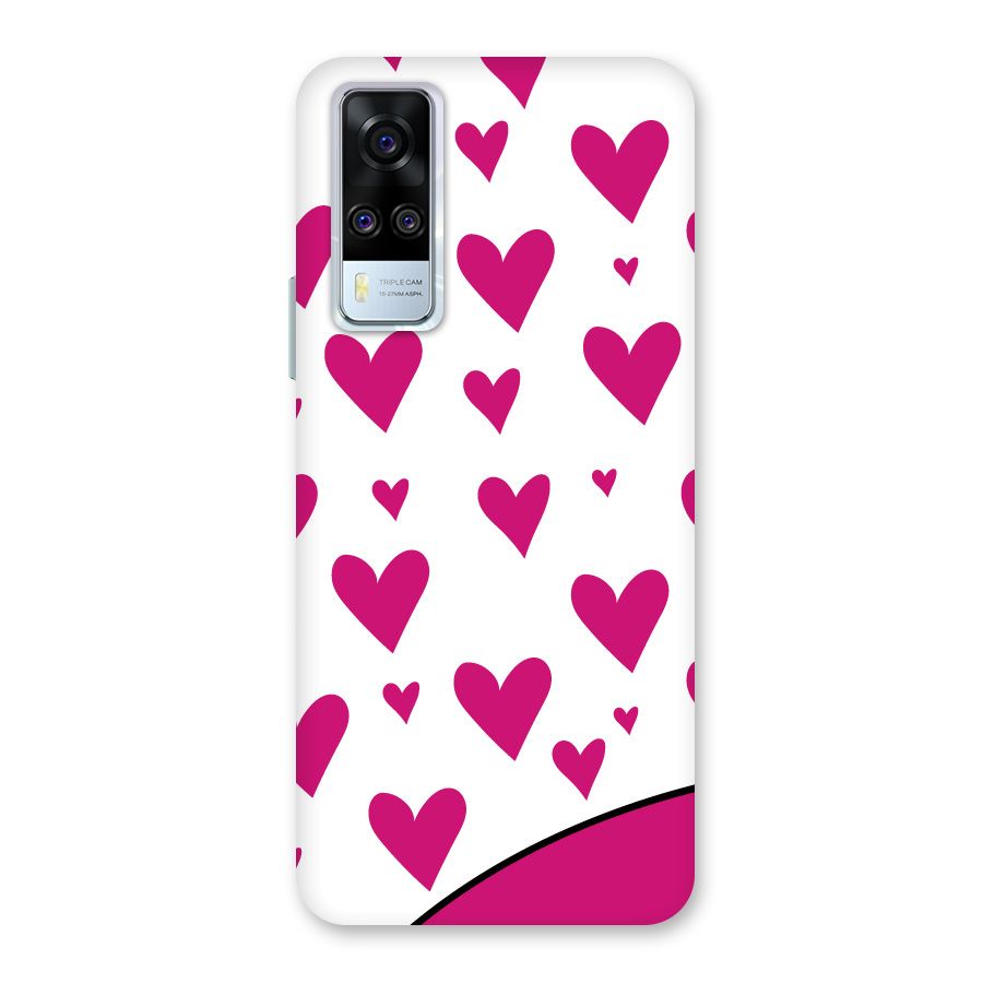 Romantic Couples with Hearts Back Case for Vivo Y31