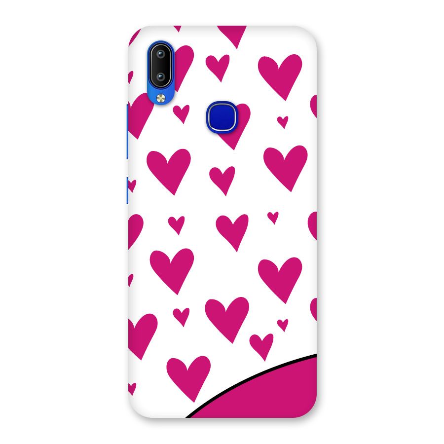 Romantic Couples with Hearts Back Case for Vivo Y91