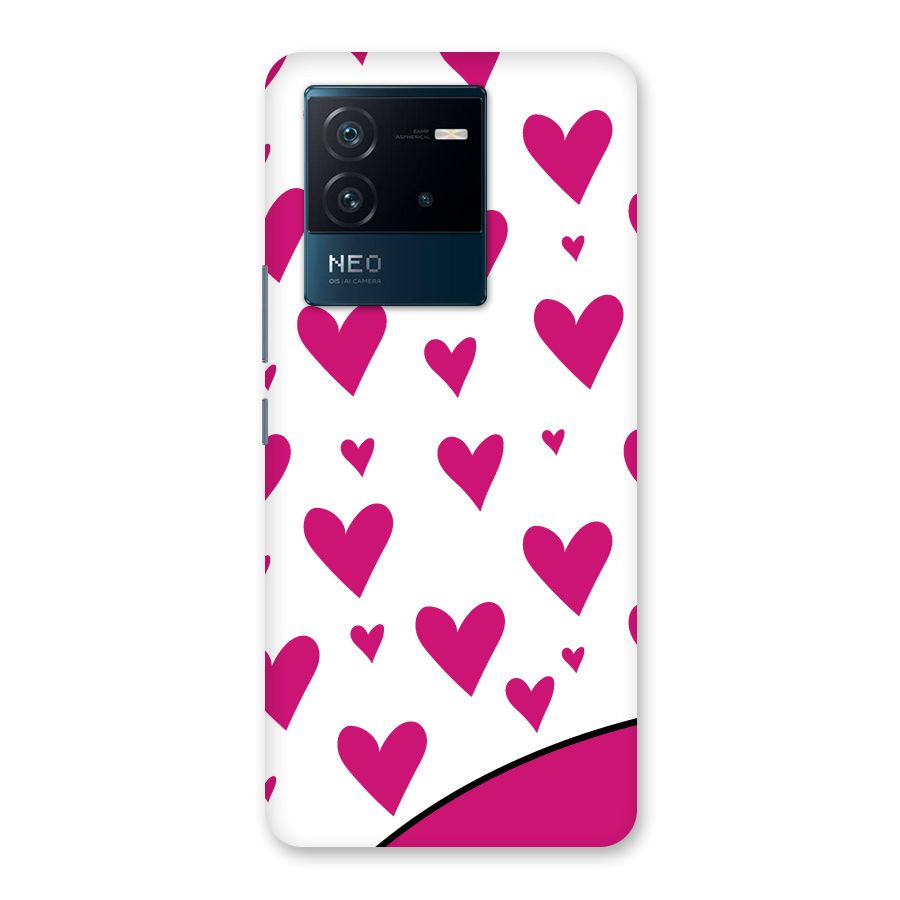 Romantic Couples with Hearts Back Case for Vivo iQOO Neo 6 5G