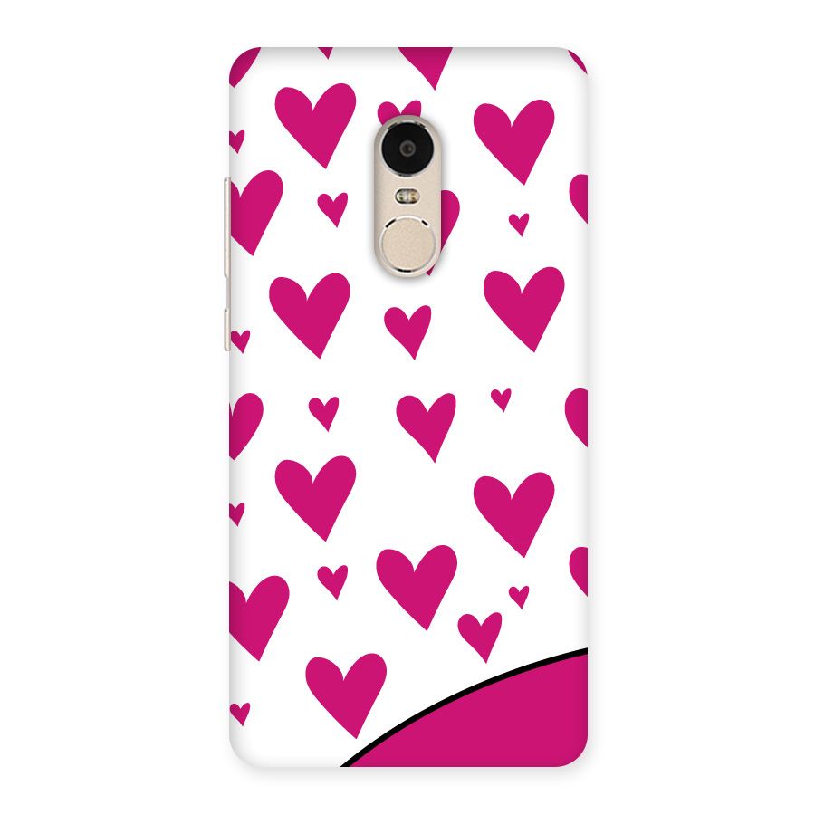 Romantic Couples with Hearts Back Case for Xiaomi Redmi Note 4