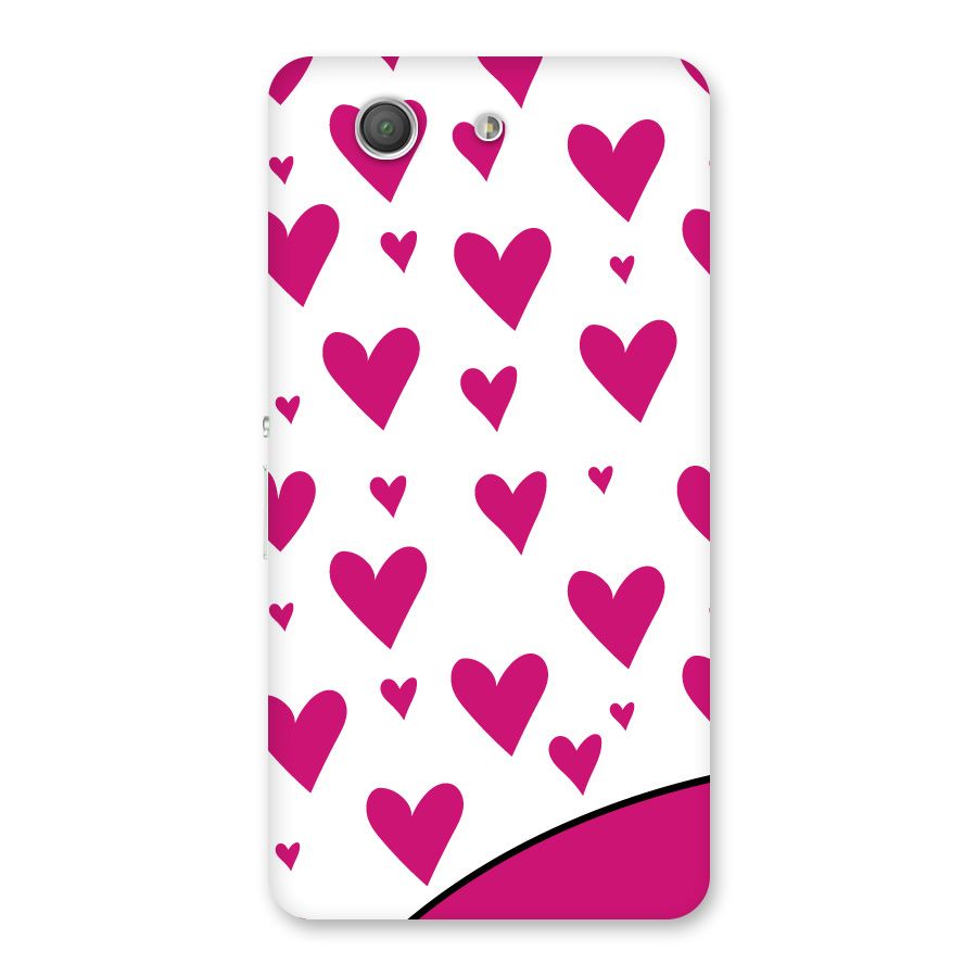 Romantic Couples with Hearts Back Case for Xperia Z3 Compact
