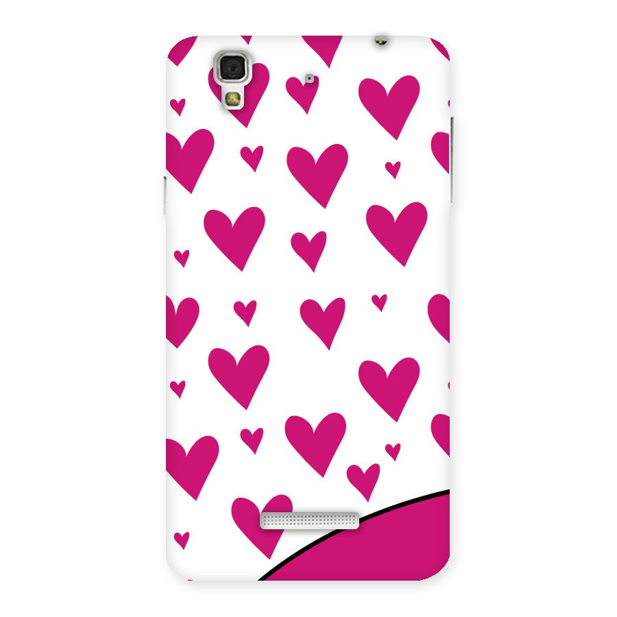 Romantic Couples with Hearts Back Case for YU Yureka Plus