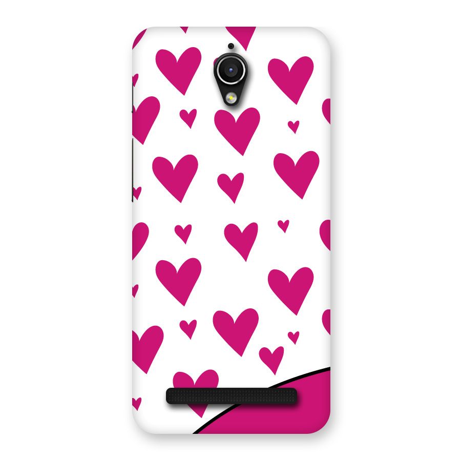 Romantic Couples with Hearts Back Case for Zenfone Go