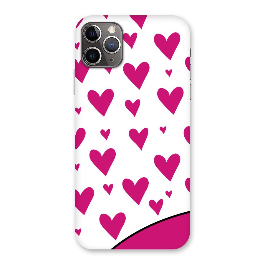 Romantic Couples with Hearts Back Case for iPhone 11 Pro Max